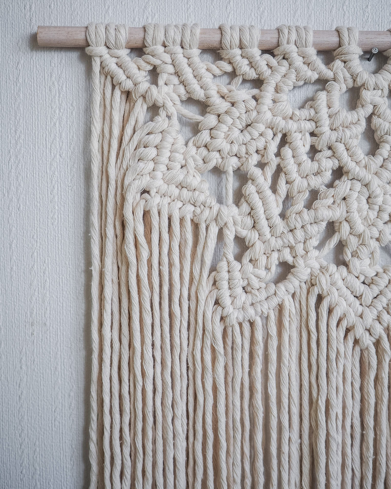 Mimi mandala macrame wall hanging tutorial